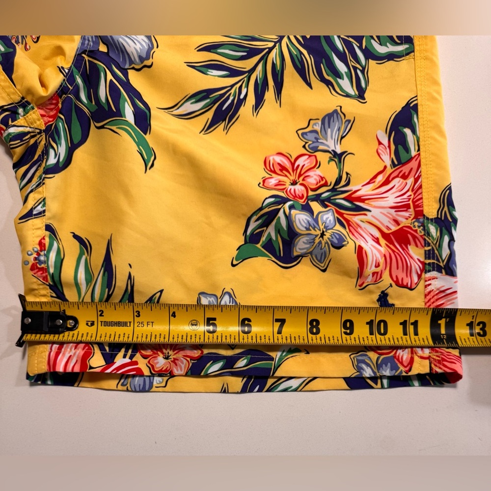 Polo Ralph Lauren Swim Shorts Mens Size Medium Lined Swimwear Trunks Beach Surf - Picture 11 of 11